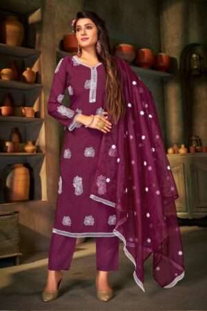 Three Piece Kurti Pant Dupatta set Peri Peri