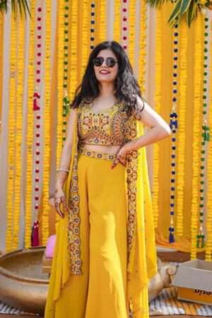 Indo-Western lehenga /Sharara