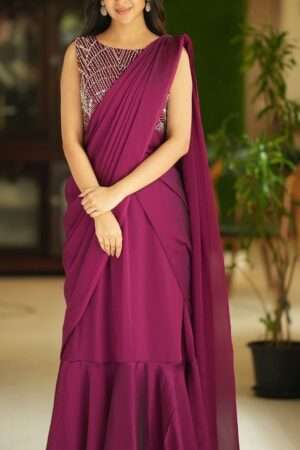 Trendy Gown Saree
