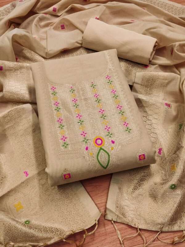 Ahalya Chanderi Salwar Suit V5 - Image 8