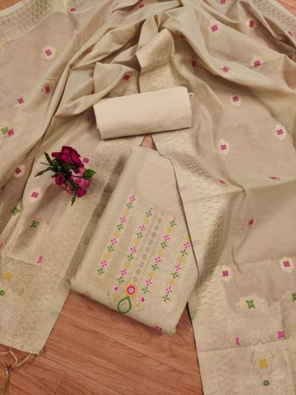 Ahalya Chanderi Salwar Suit V5 - Image 9