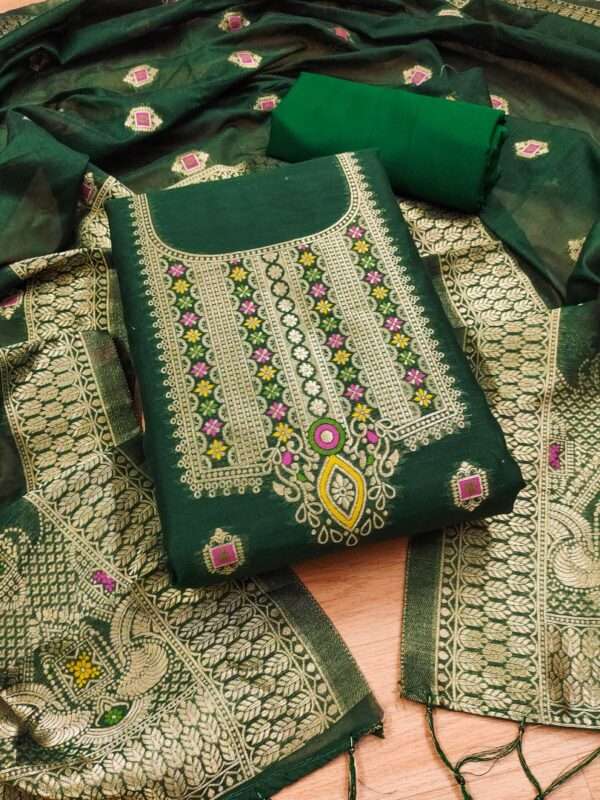 Ahalya Chanderi Salwar Suit V5 - Image 10