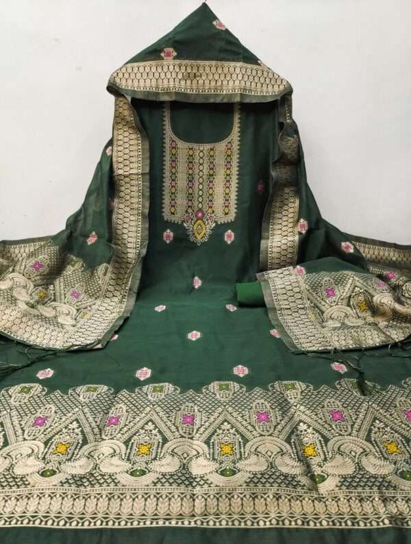 Ahalya Chanderi Salwar Suit V5 - Image 11