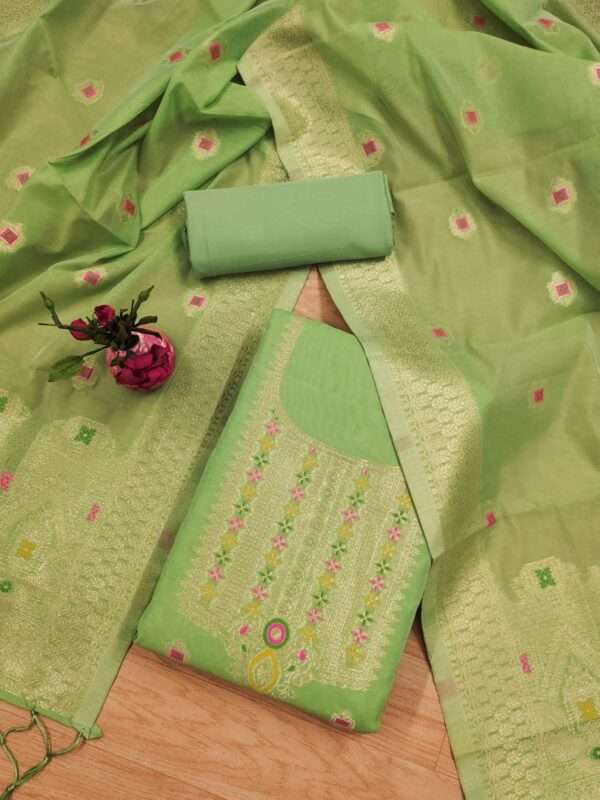 Ahalya Chanderi Salwar Suit V5 - Image 16