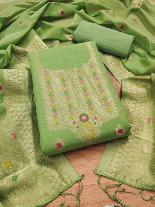 Ahalya Chanderi Salwar Suit V5 - Image 17