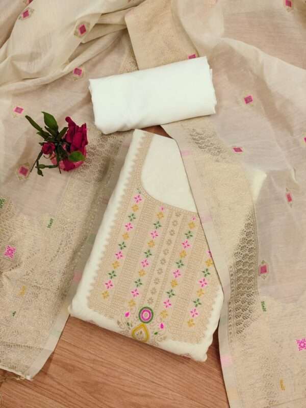 Ahalya Chanderi Salwar Suit V5 - Image 19