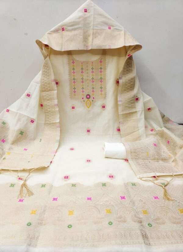 Ahalya Chanderi Salwar Suit V5 - Image 20