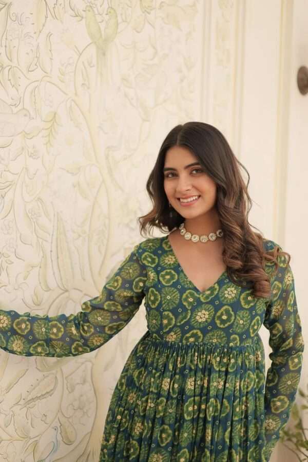 Heavy Silk Gown & Pant Set - Image 8