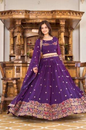 Trendy Navaratri Georgette  Lehenga Choli set